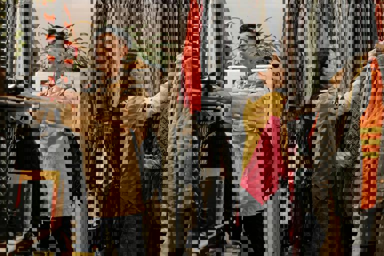 Vintage Clothing Swap Draws Fashion Hunters to Old Dockside Warehouse